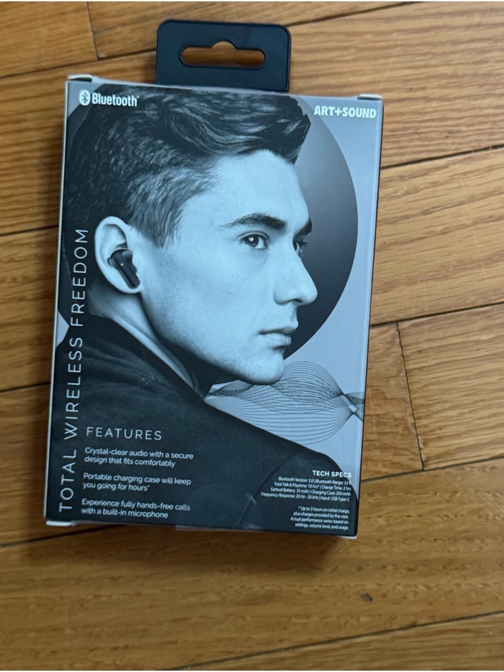True Wireless Pro Earbuds in Black with Charging Case - Picture 2 of 2
